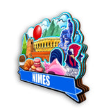 Refrigerator Magnet for Nimes France  2580