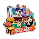 Kühlschrankmagnet für Chengdu, Sichuan, China 567