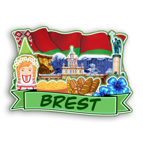 Refrigerator Magnet for Brest Belarus  2469