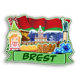 Refrigerator Magnet for Brest Belarus  2469