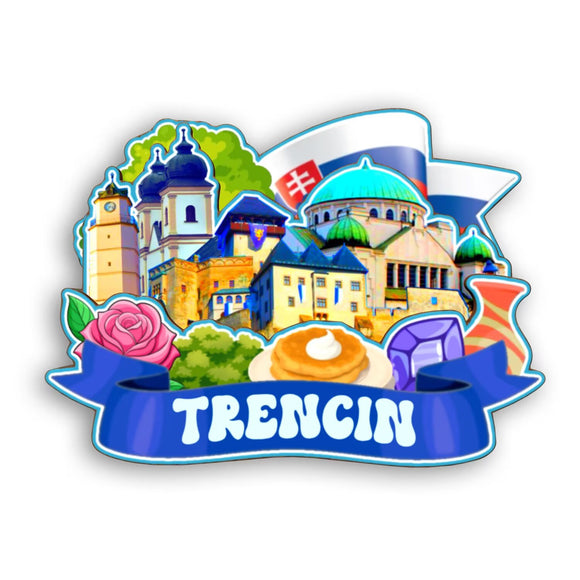 Refrigerator Magnet for Trencin Slovakia  2387