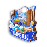 Refrigerator Magnet for Tampere Finland  2342