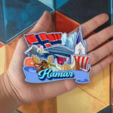 Kühlschrankmagnet für Hamar Norwegen 2286