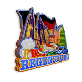 Kühlschrankmagnet für Regensburg Deutschland 1230