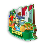 Refrigerator Magnet for Cancun Mexico  1797