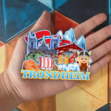 Kühlschrankmagnet für Trondheim Norwegen 2274