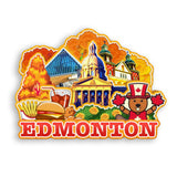 Refrigerator Magnet for Edmonton Canada  1856