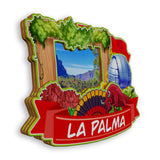 Refrigerator Magnet for La palma Spain  1584