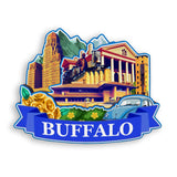 Refrigerator Magnet for Buffalo New York USA  1073