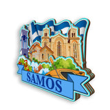 Refrigerator Magnet for Samos Greece  1775
