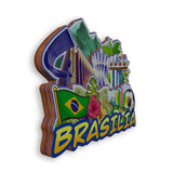 Refrigerator Magnet for Brasilia Brazil  1921