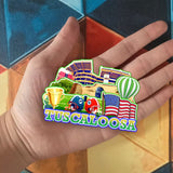 Kühlschrankmagnet für Tuscaloosa Alabama USA 374