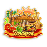 Refrigerator Magnet for Zaragoza Spain  1403