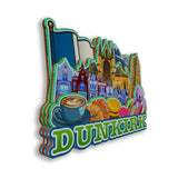 Kühlschrankmagnet für Dünkirchen, Frankreich 2633