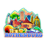 Kühlschrankmagnet für Rothenburg Deutschland 1217