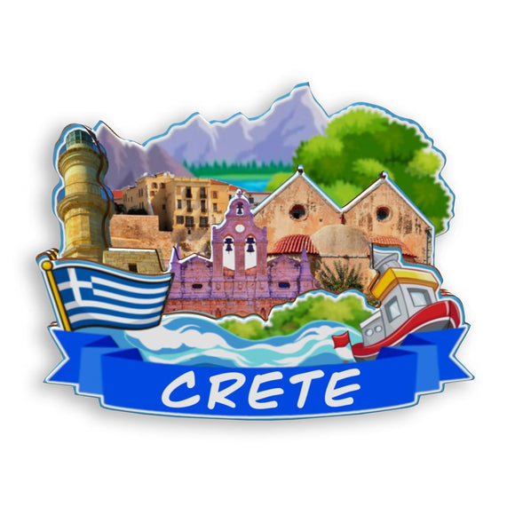 Refrigerator Magnet for Crete Greece  1763