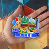 Refrigerator Magnet for Lille France  1363