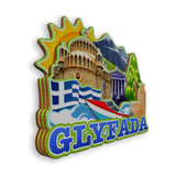 Refrigerator Magnet for Glyfada Greece  1778