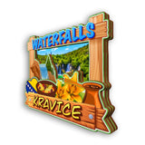 Refrigerator Magnet for Kravice Waterfalls Bosnia and Herzegovina  2417