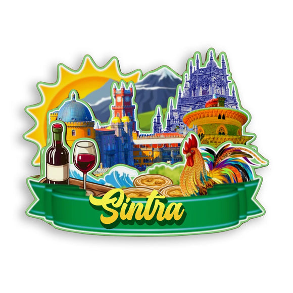 Kühlschrankmagnet für Sintra Portugal 1946