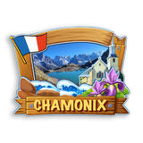 Refrigerator Magnet for Chamonix France  1322