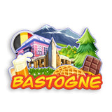Refrigerator Magnet for Bastogne Belgium  2021