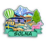 Refrigerator Magnet for Solna Sweden  2185