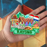 Kühlschrankmagnet für Rayong Thailand 2799