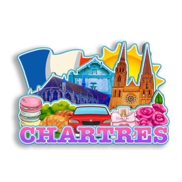 Refrigerator Magnet for Chartres France  2639