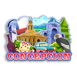 Refrigerator Magnet for Concepcion Chile  2854