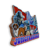 Refrigerator Magnet for Jungfraujoch Switzerland  2051