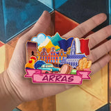 Refrigerator Magnet for Arras France  2635