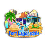 Refrigerator Magnet for Fort Lauderdale Florida USA  184