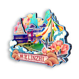 Магнит на холодильник для Линчжи, Тибет, Китай 447