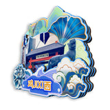 Магнит на холодильник для Цзиси, Хэйлунцзян, Китай 609