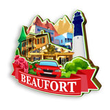 Refrigerator Magnet for Beaufort South Carolina USA  1133
