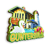 Kühlschrankmagnet für Guntersville Alabama USA 367