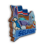 Refrigerator Magnet for selfoss Iceland  2253