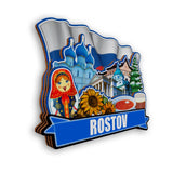 Kühlschrankmagnet für Rostow Russland 2547