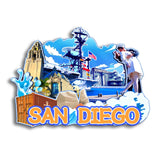 Kühlschrankmagnet für San Diego, Kalifornien, USA 229