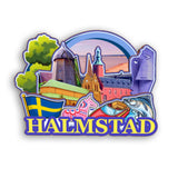 Kühlschrankmagnet für Halmstad Schweden 2181