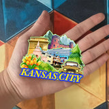 Kühlschrankmagnet für Kansas City Kansas USA 950