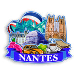 Refrigerator Magnet for Nantes France  1333