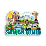 Kühlschrankmagnet für San Antonio Texas USA 385