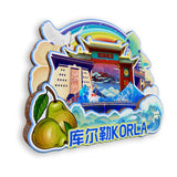 Kühlschrankmagnet für Korla, Xinjiang, China 623