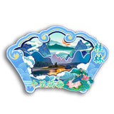 Refrigerator Magnet for Ten-Mile Art Gallery, Guilin, Guangxi, China  24