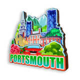 Refrigerator Magnet for Portsmouth New Hampshire USA  1049