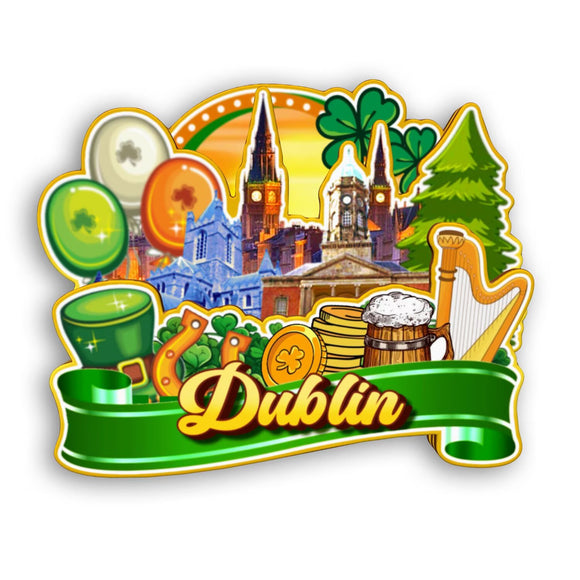 Refrigerator Magnet for Dulin Ireland  2189
