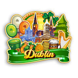 Refrigerator Magnet for Dulin Ireland  2189