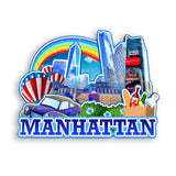 Refrigerator Magnet for Manhattan New York USA  1069